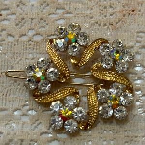 Beautiful mother day Aura Color vintage Hair Brooch